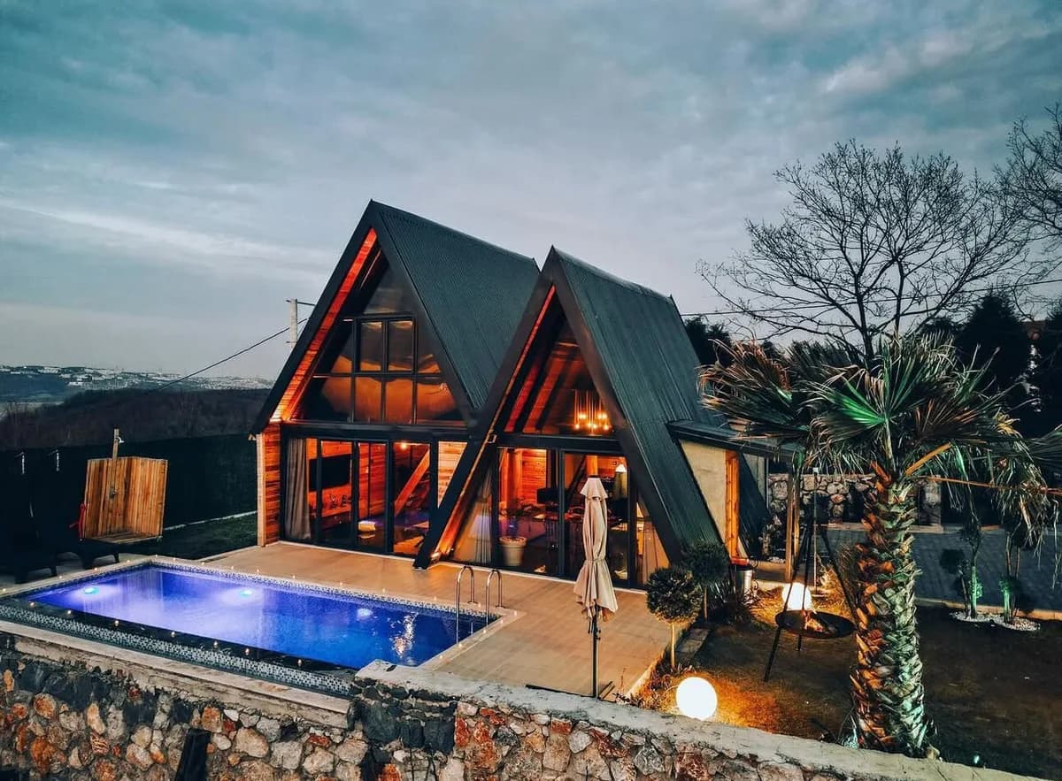 Doğa içinde Sapanca bungalov konaklama